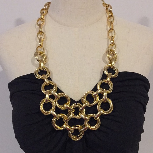 🌟Host Pick🌟LBD with Golden Halter - Picture 2 of 9